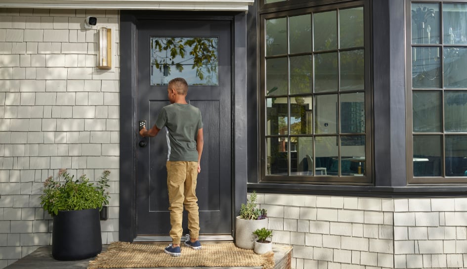 Vivint Smart Lock on home in Wichita