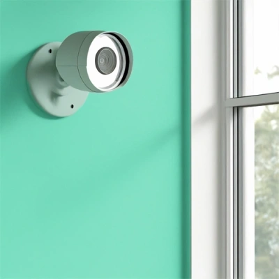 Wichita vivint camera facing a window